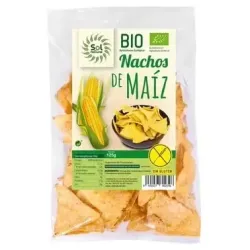 Sol natural nachos de maiz natural sin gluten 125g