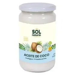 Solnatural aceite coco virg extr bio 580ml
