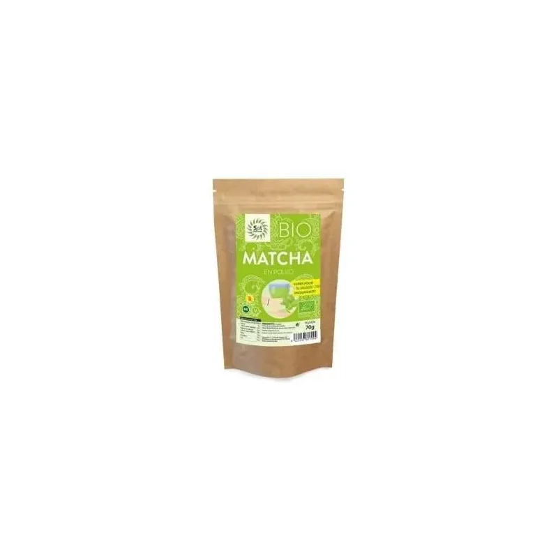 Solnatural te matcha polvo bio s/g vegano 70g | Farmacia Barata