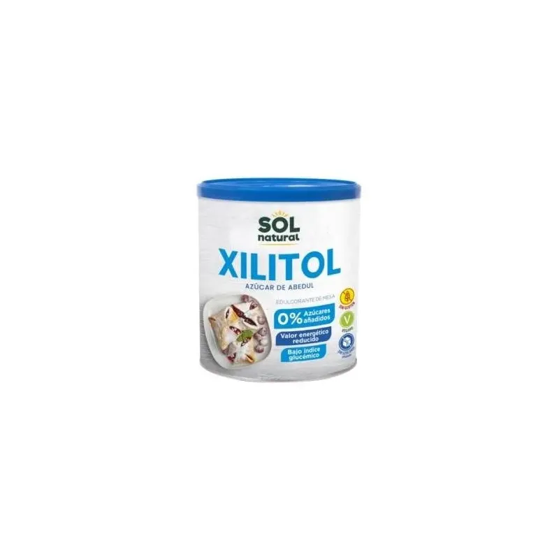 Solnatural azúcar abedul xilitol sin lactosa 500gr | Farmacia Barata