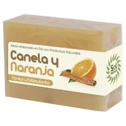 Jabon en pastilla de canela y naranja 100gr.