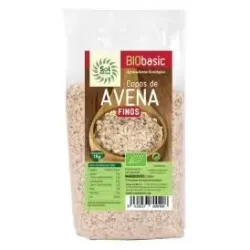 Copos de avena familiar finos integrales 1kg. bio | Farmacia Barata