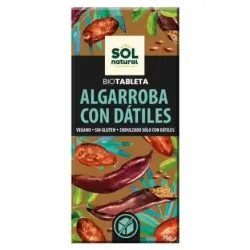 Sol natural bio tableta algarroba con dátiles 70g