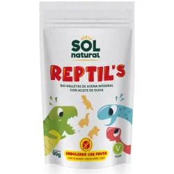 Sol natural galletas avena integral y fruta dino's bio 90g