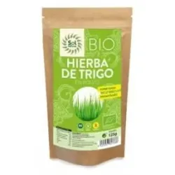 Solnatural hierba trigo polvo bio s/g veg 125g | Farmacia Barata