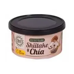 Solnatural pate shiitake chia bio s/g 125g