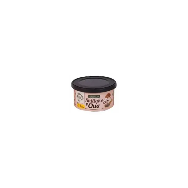 Solnatural pate shiitake chia bio s/g 125g | Farmacia Barata