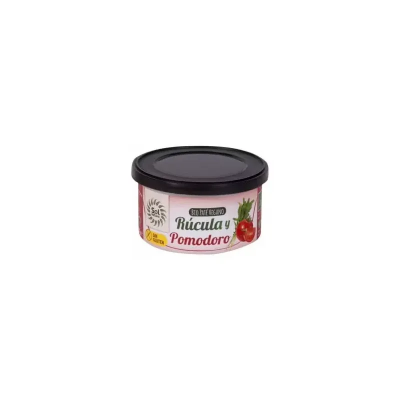 Solnatural pate rucula y pomodoro bio s/g 125g | Farmacia Barata