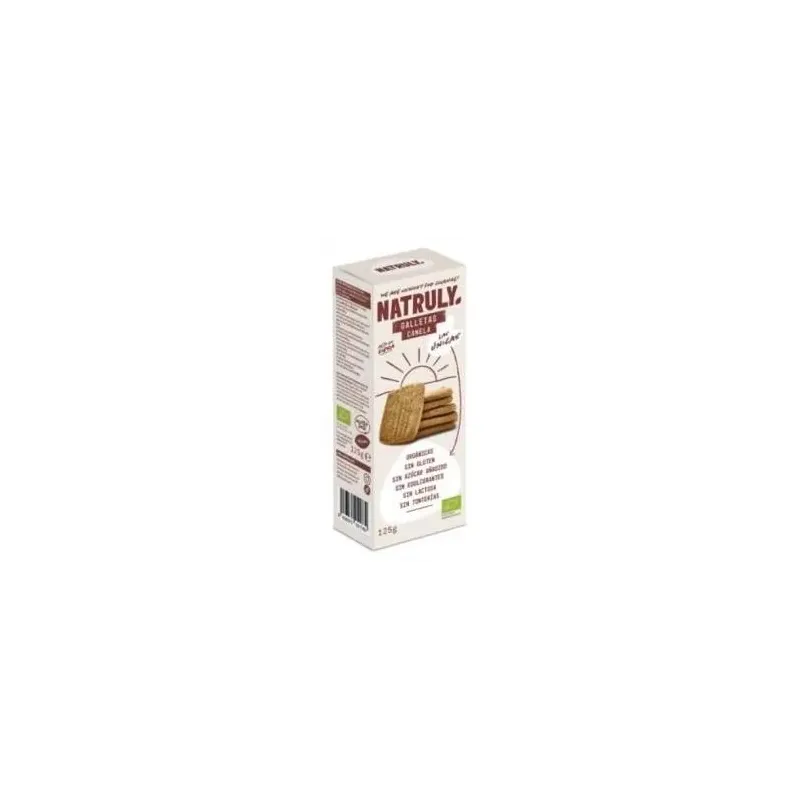 Natruly galletas canela sin gluten bio 125g | Farmacia Barata