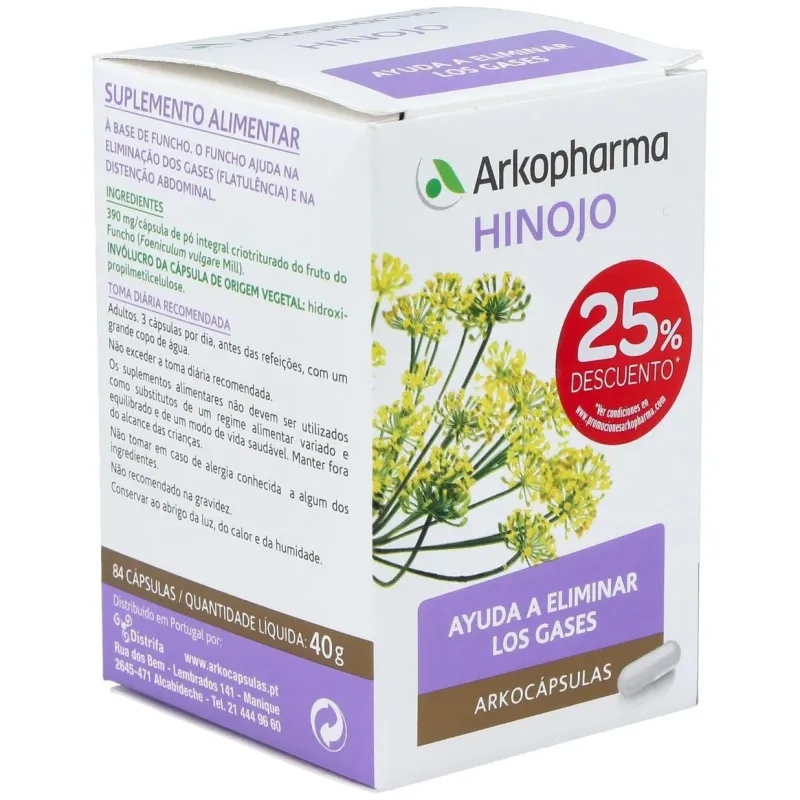 Hinojo 84arkocapsulas. bio 2 | Farmacia Barata