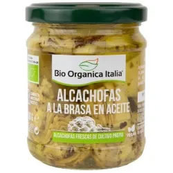 Bio organica italia alcachofas brasa en aceite 190g