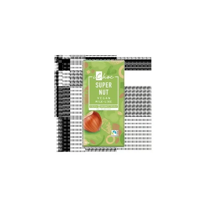 Super nut con avellanas chocolate 80gr. bio vegan | Farmacia Barata
