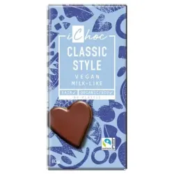 Ichoc classic style chocolate vegan milk-like bio 80g