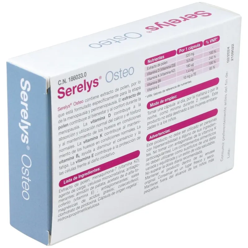 Serelys osteo 30cap. | Farmacia Barata