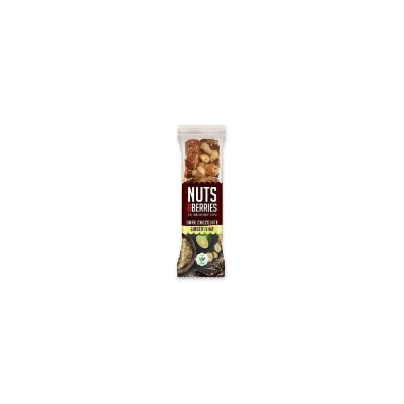 Barrita chocolate negro-jengibre-lima 15uds. bio 2 | Farmacia Barata