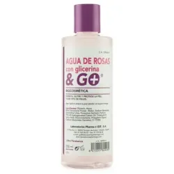 Y go agua rosas + glicerina 250ml | Farmacia Barata