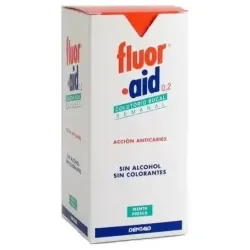 Fluor aid semanal colutorio 150ml.