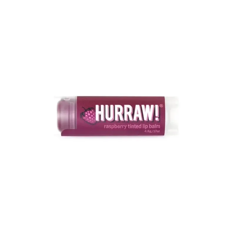 Hurraw balsamo labial tintado frambuesa | Farmacia Barata
