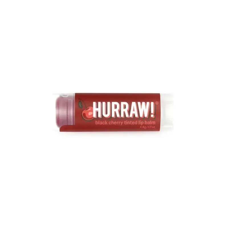 Hurraw balsamo labial tintado cereza negra | Farmacia Barata