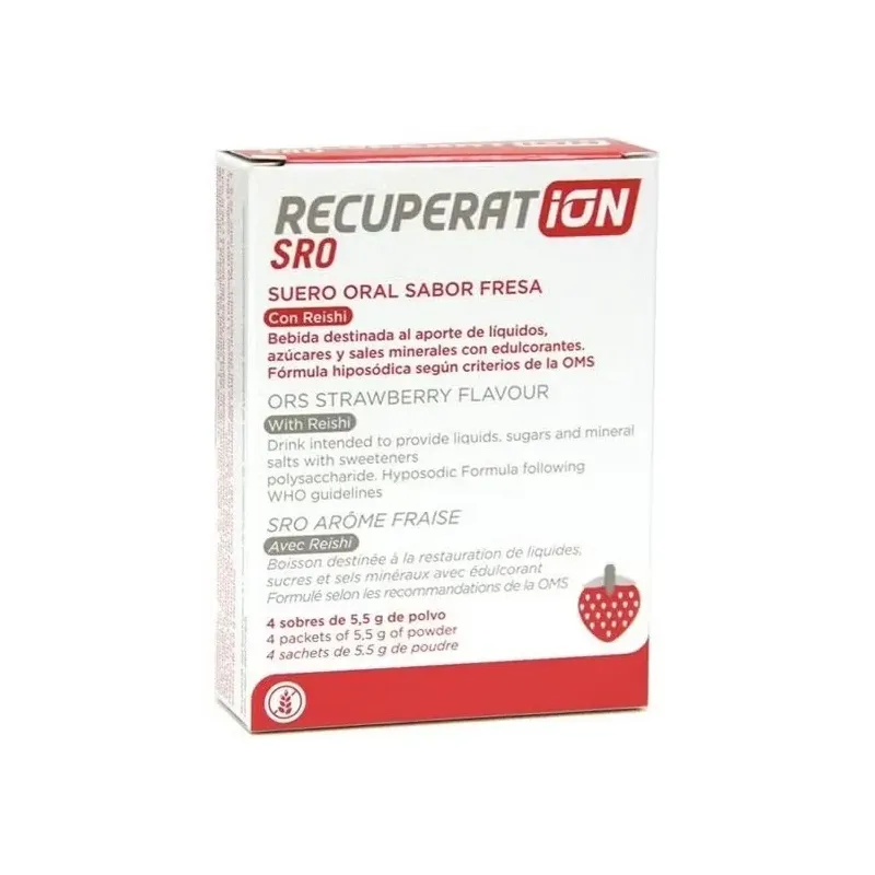 Recuperat-ion suero oral 4 sobres strawberry | Farmacia Barata