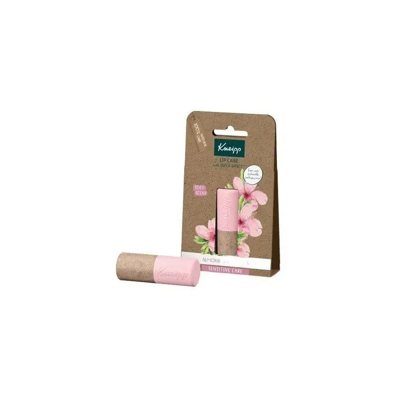 Kneipp bálsamo labial sensitive care almendra y candelilla 4.7g | Farmacia Barata