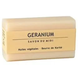 Jabon en pastilla de geranio 100gr. bio