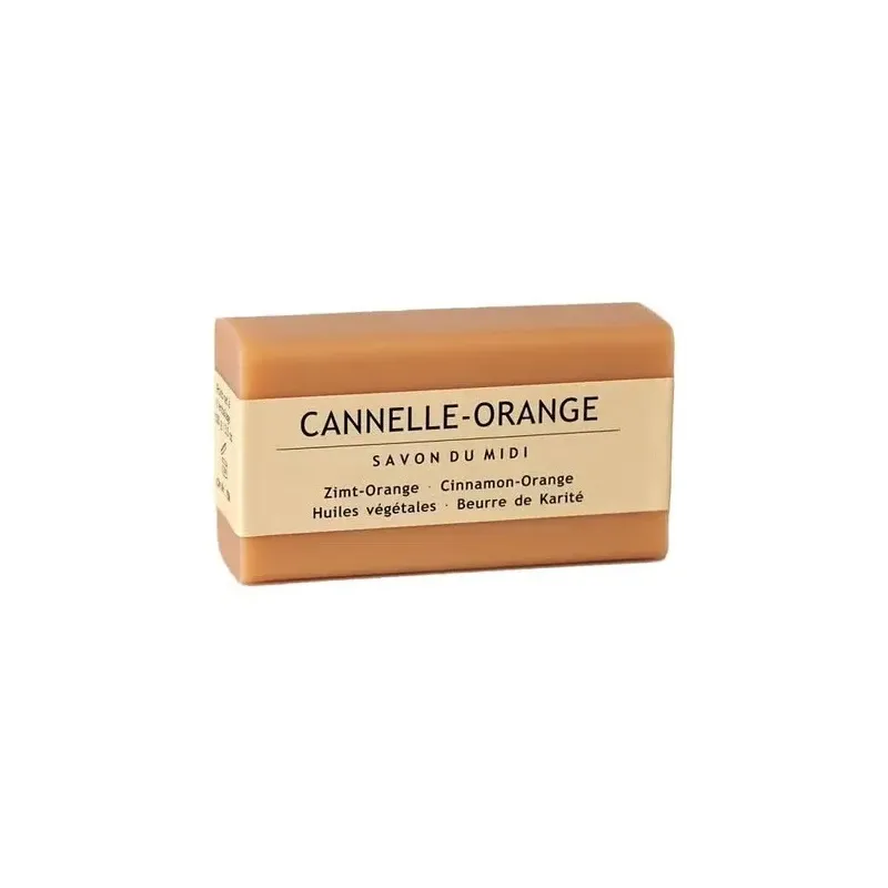 Jabon en pastilla de canela y naranja 100gr. bio | Farmacia Barata