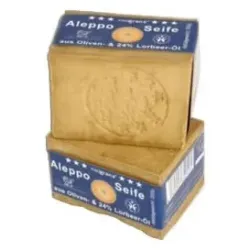 Finigrana aleppo seife jabón en barra aceite de oliva y laurel 24% 200g