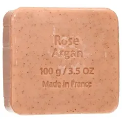 Savon du midi jabon exfoliante argan-rosa bio 100g