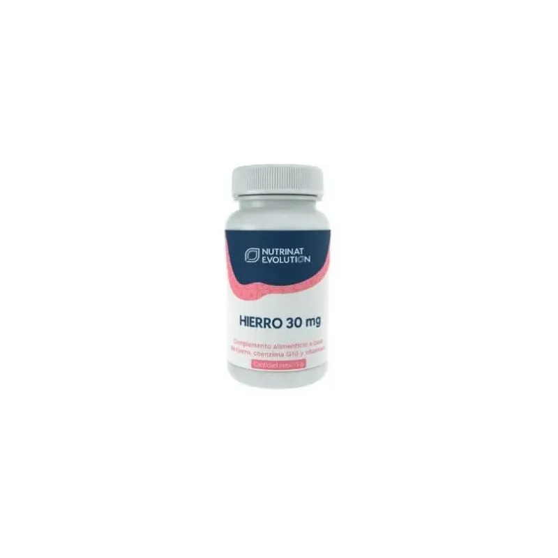Nutrinat hierro 30mg 30caps | Farmacia Barata