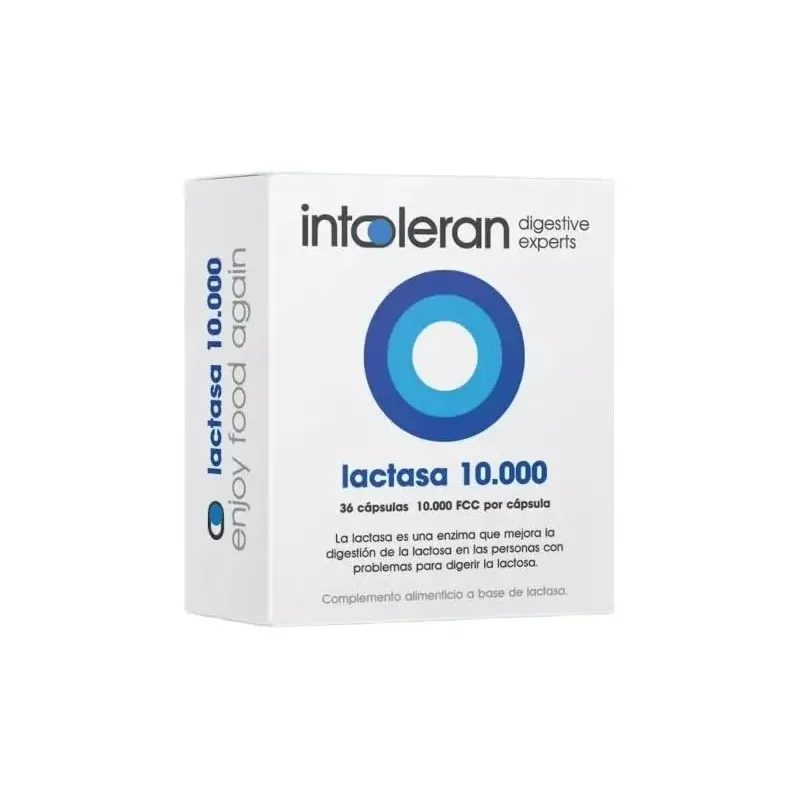 Intoleran lactasa 10.000 36cap. | Farmacia Barata