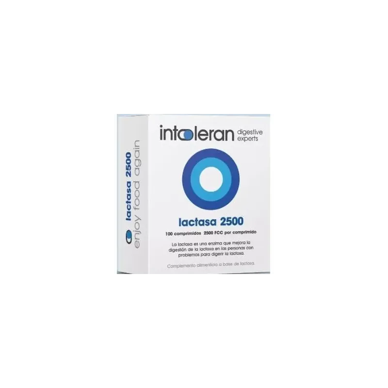 Intoleran lactasa 2500 100comp. | Farmacia Barata