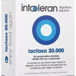 Intoleran lactasa 20.000 50comp. | Farmacia Barata