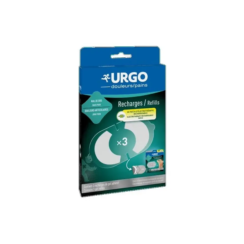 Urgo recharges de patchs d'electrothrapie boite de 3 | Farmacia Barata