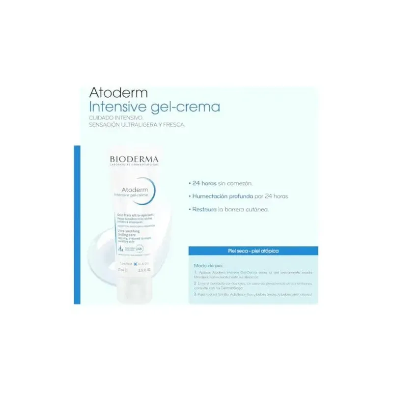 Atoderm intensive gel piel atopica diario 75ml. | Farmacia Barata