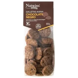 Natwins galletas de avena chocolate negro bio 200g