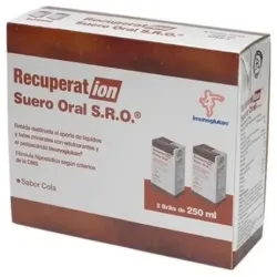 Recuperat-ion suero oral sabor cola 4sbrs.