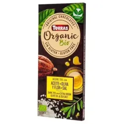 Chocolate negro 70% con aceite oliva 100g bio sg