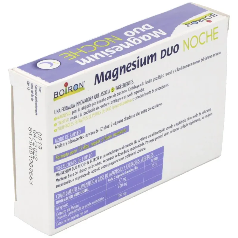 Magnesium duo noche 30cap. 2 | Farmacia Barata