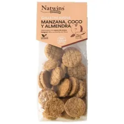 Natwins galletas de avena manzana coco almendra bio 200g