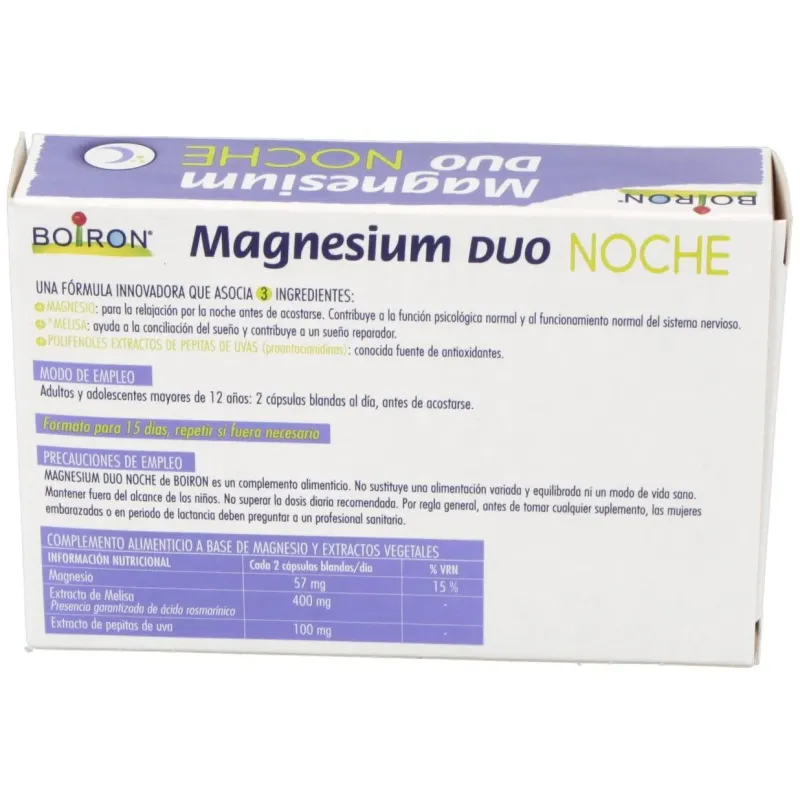 Magnesium duo noche 30cap. 2 | Farmacia Barata