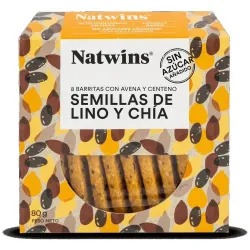 Natwins barritas de 5 semillas bio 80g