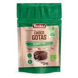 Torras gotas chocolate 70% cacao doypack 200g