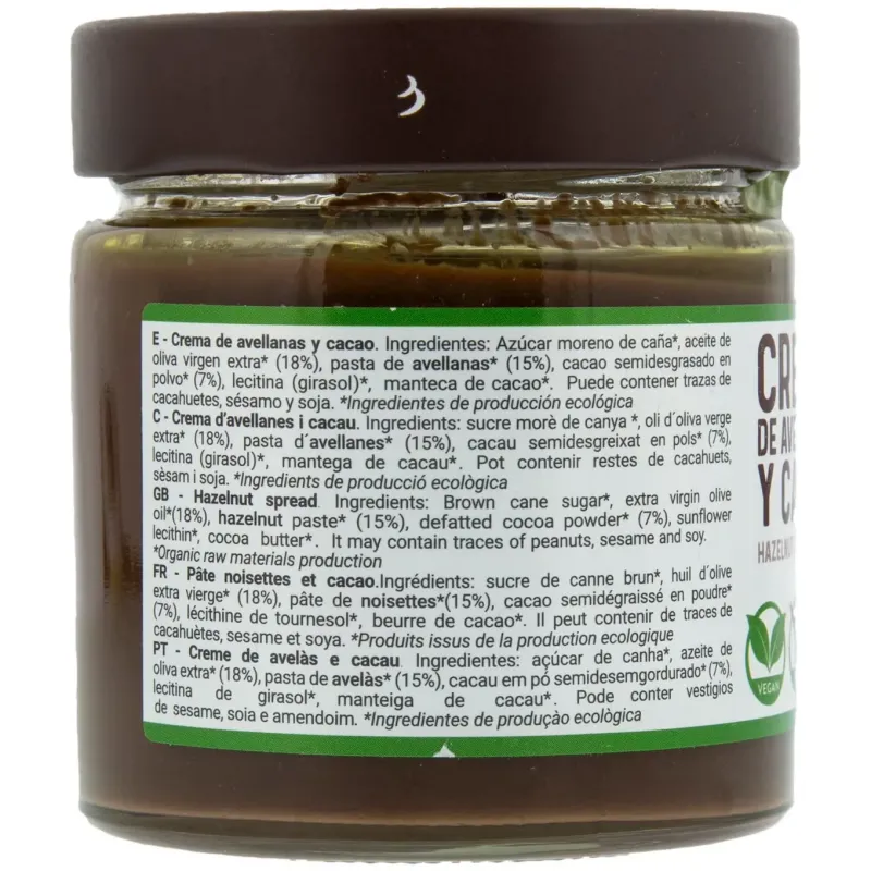 Torras crema cacau y avellanes con aceite de oliva 200g | Farmacia Barata