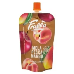 Pure de manzana melocoton y mango 18 uds x 100gr. bio