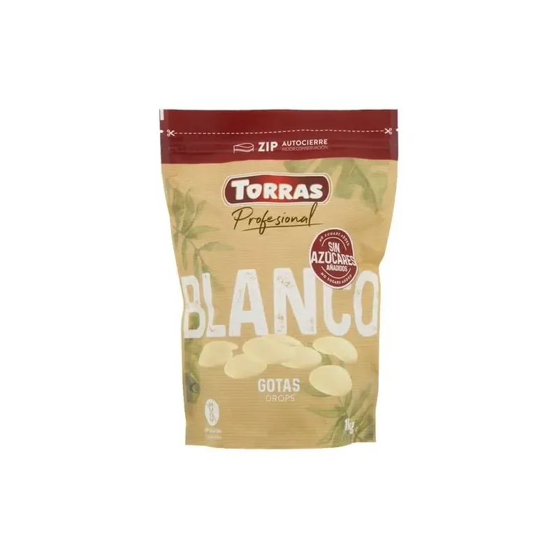 Torras cobertura blanca gotas sin azúcar 1kg | Farmacia Barata