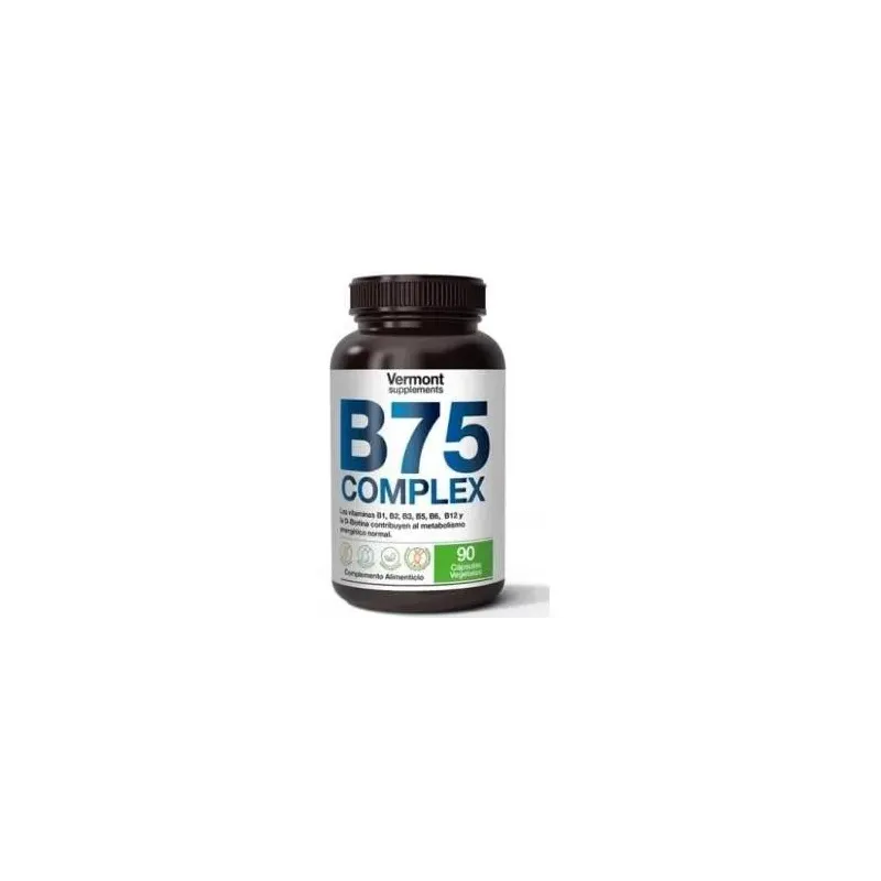 Vermont supplements b75 complex 90caps | Farmacia Barata