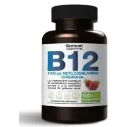 Vermont supplements vitamina b12 1000mcg 120comp
