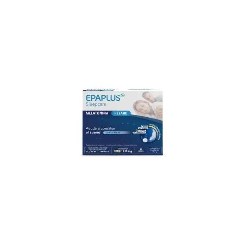 Epaplus sleepcare melatonina retard pura 60 comprimidos | Farmacia Barata