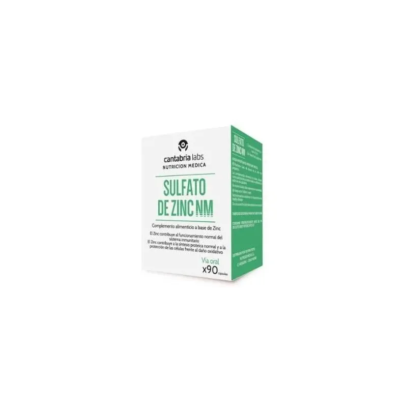Nm sulfato de zinc 90 caps | Farmacia Barata